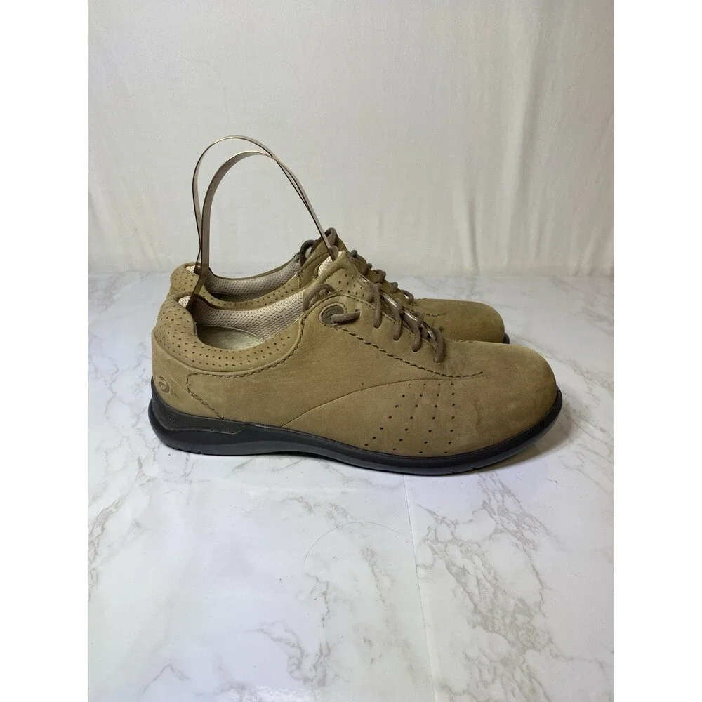 ARAVON  Womens Farren Oxford Shoes, Brown Nubuck Suede Leather, Size 8 EE